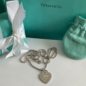 Tiffany & Co. Silver Heart Necklace